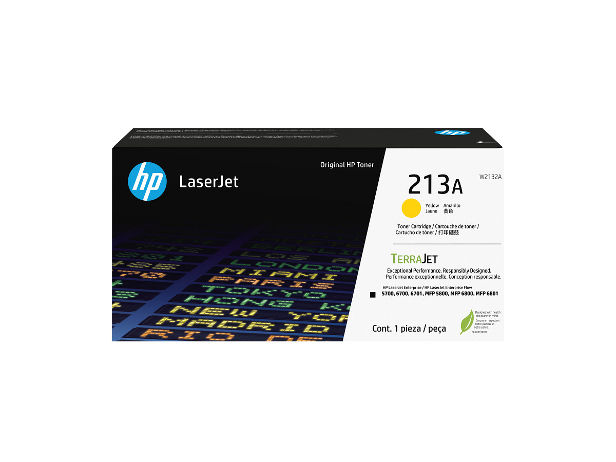 Tóner original HP 213A W2132A por mayor - Amarillo 1